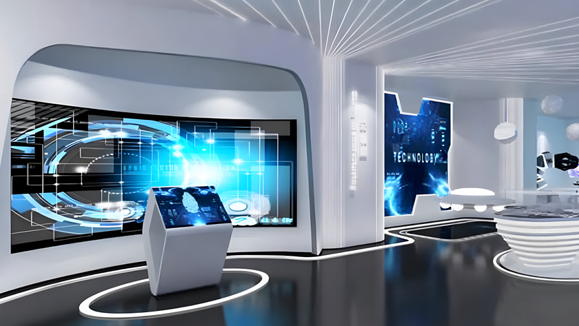 雙屏聯(lián)動信息查詢互動裝置